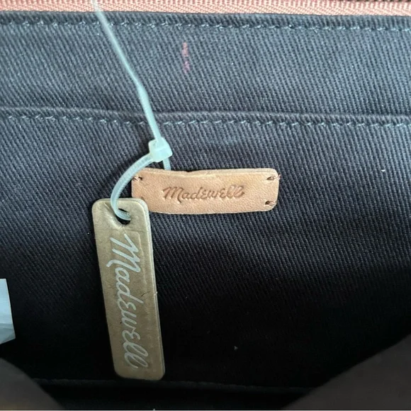 Madewell The Morgan Crossbody Bag Purse Tan Magnet Closure Inner Mirror - Picture 9 of 9